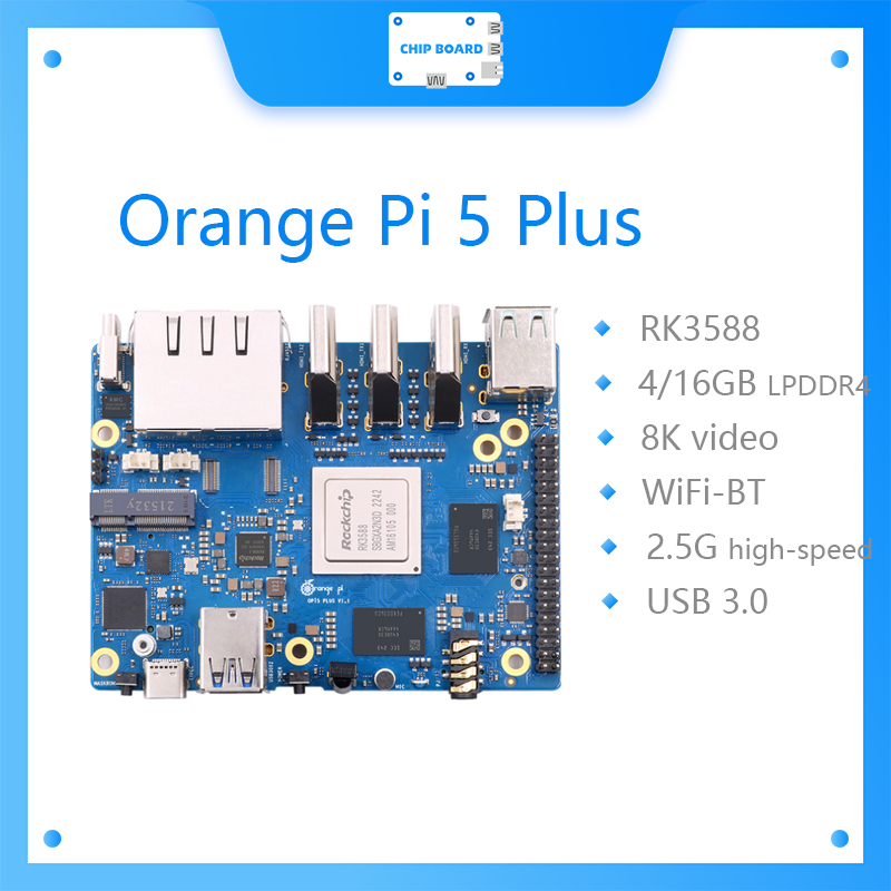 Radxa Rock 5B 16Gb - Oranje Pi 5 Plus Single Board